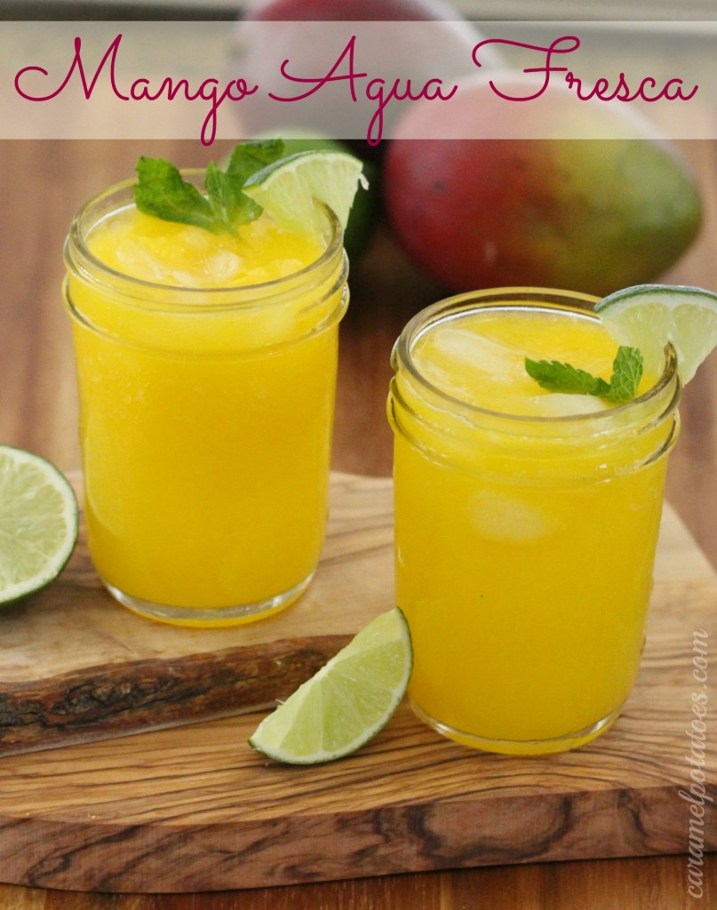 Caramel Potatoes » Mango Agua Fresca {plus 20 great Cinco de Mayo