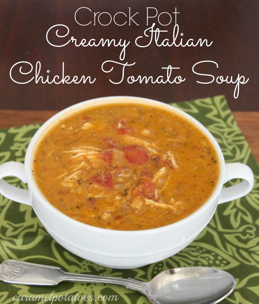 Creamy Italian Chicken Tomato Soup