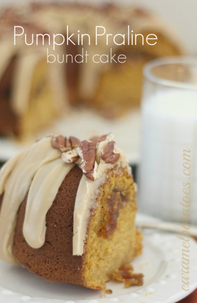 Pumpkin Praline Bundt Cake
