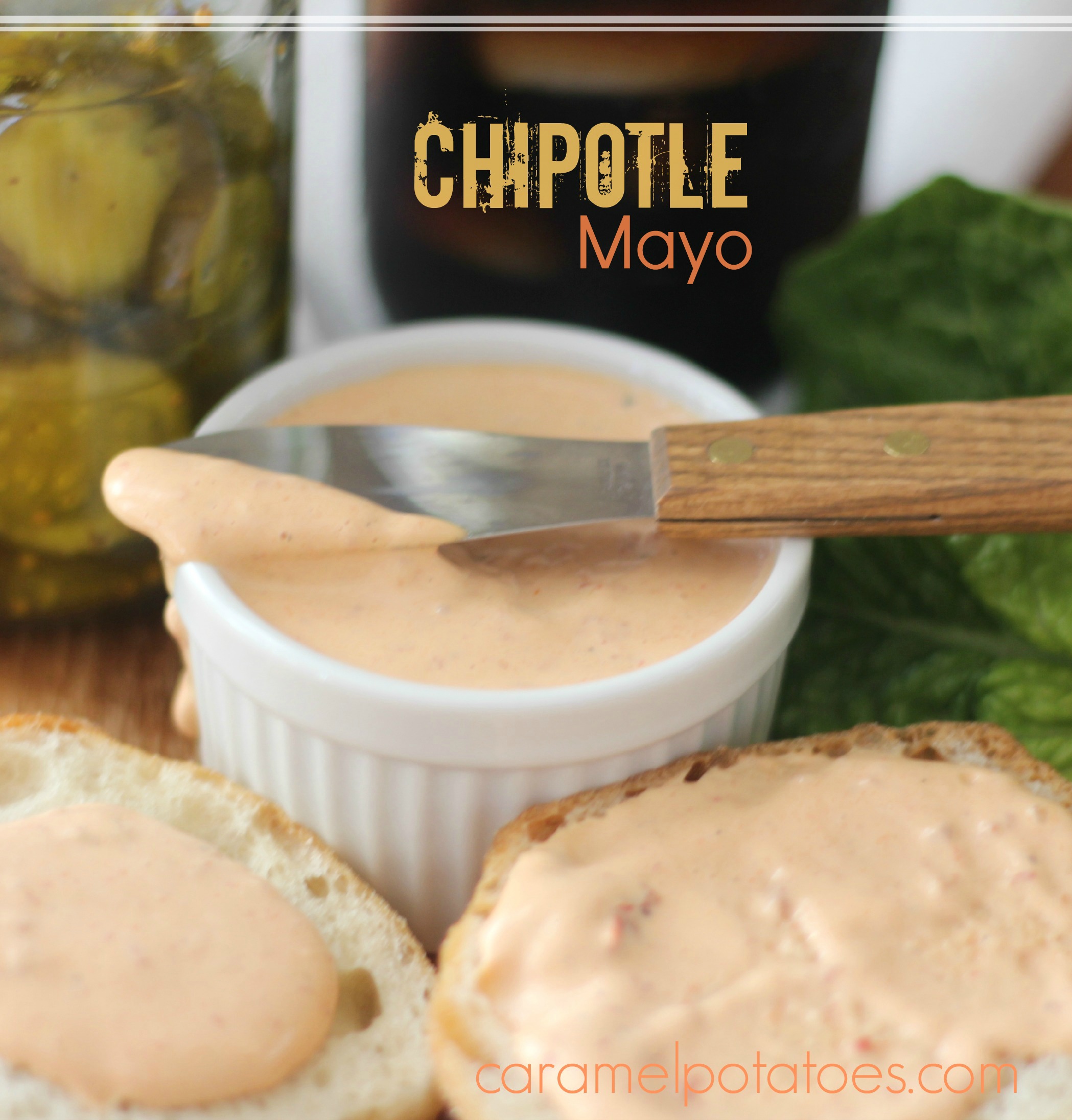 Caramel Potatoes » Chipotle Mayo