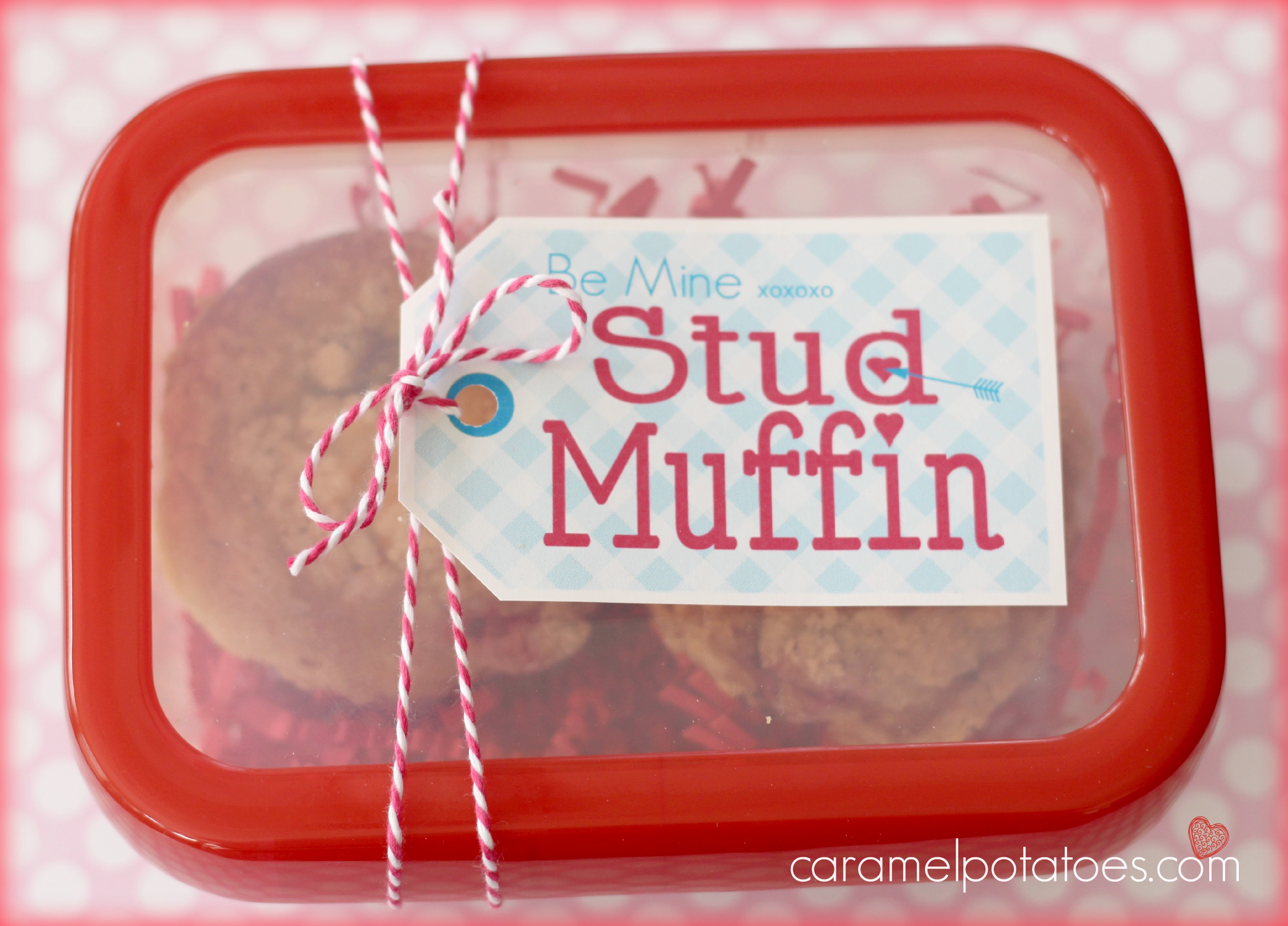 Caramel Potatoes » Be Mine Stud Muffin {Valentine Printable}