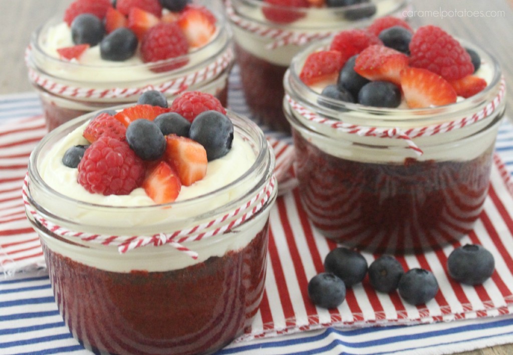 Red Velvet Brownie Cheesecakes